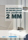 Kapitel 3 "Mauermörtel", KALKSANDSTEIN Maurerfibel, 9. Auflage Kapitel 3 "Mauermörtel", KALKSANDSTEIN Maurerfibel, 9. Auflage